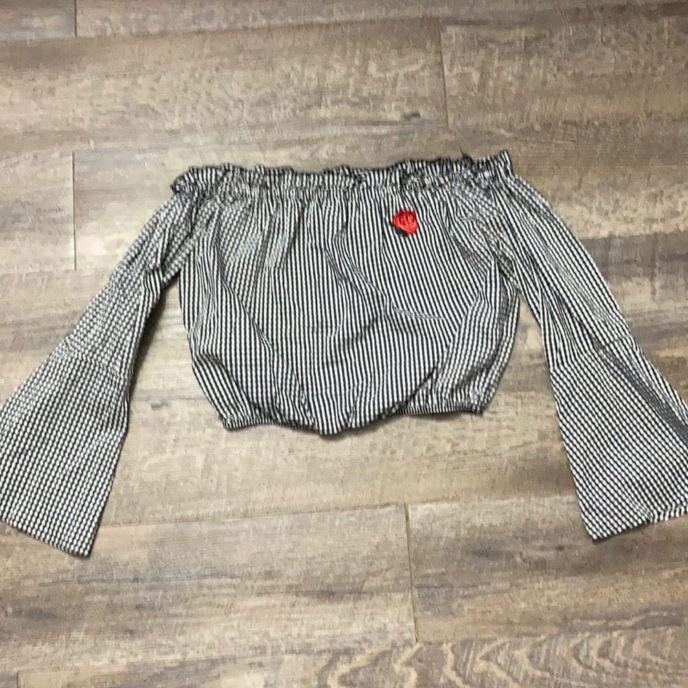 Checkered crop top